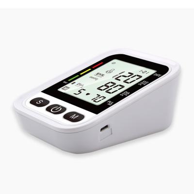 China High Quality ABS 2021 BPM Blood Pressure Monitor Arm Type Finger Electronic Blood Pressure Monitor For Household for sale