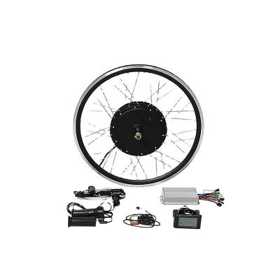 China Brushless Geared Motor Kit Electric Bike Conversion Electric Bicycle BHM500K 36V 48V 500W DC Ebike Wheel Hub Kit for sale