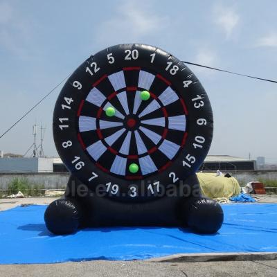 China High Strength Outdoor Popular Sports Game Shooting Football Soccer Giant Inflatable Dart Board for sale