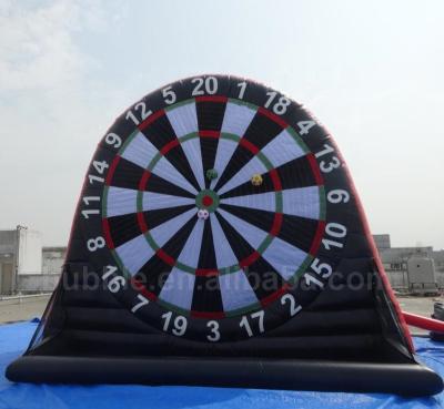 China High Strength Commercial Durable PVC Tarpaulin Football Dart Board Inflatable Soccer Shoot Target for sale