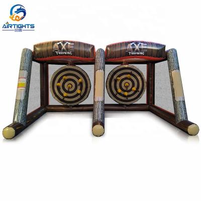 China Hot Sale High Strength Commercial Inflatable Ax Throwing Game for sale