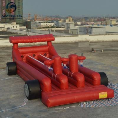 China Factory Direct Selling High Strength Custom Design Race Car Inflatable Bungee Race for sale