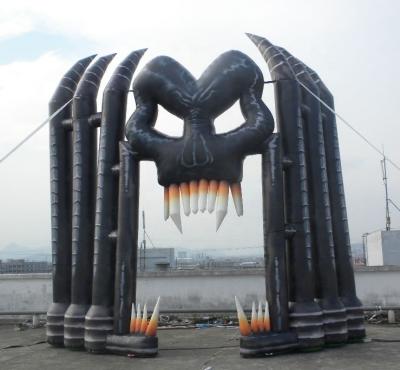 China Wonderful Design Inflatable Arch For Halloween / Huge Inflatable Entrance Gate 20'(6m) Long for sale