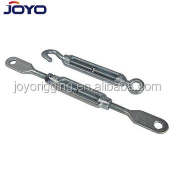 China Heavy Industry High Quality Riggings Galvanized Drop Forged European Type DIN1480 Turnbuckle With Plate End for sale