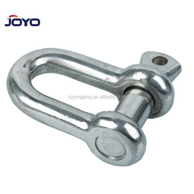 China Dee type heavy industry china manufacture stainless steel G210 USA lifting ss304 or ss316 shackles for sale