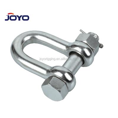 China High Quality Heavy Industry Stainless Steel USA G2150 Type Lifting Pin Bolt Dee Chain Shackle Safety ss304 or ss316 for sale