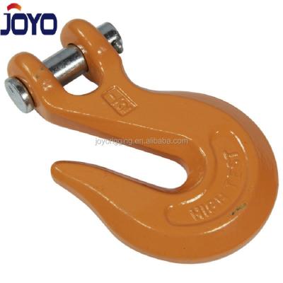 China US Type H330 Heavy Industry Drop Forged Carbon Steel Clevis Grab Lifting Forging Hook for sale