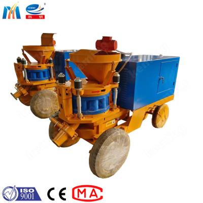 China Gunite-Maschine 0.8Mpa 12m3/Min Portable Shotcrete Machine Concrete zu verkaufen