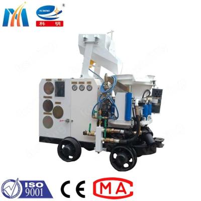 中国 500M Concrete Spraying Distance Dry Shotcrete Parts 7.5 Kw Remote Conveying Gunite Machine 販売のため