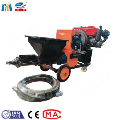 China Máquina de pulverização de argamassa diesel KLW120D rotor e estator de argamassa de gesso com pistola de pulverização à venda