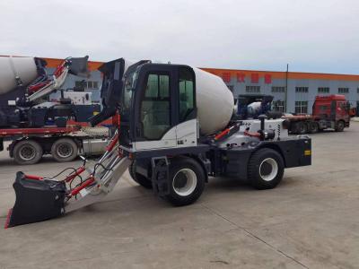 中国 Customized Diesel Engine Concrete Drum Mixer With Self Adding Water Supply 8500kg 販売のため