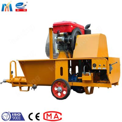 China KLW180D Diesel Mortar Spraying Machine Mortar Plaster With Famous Engine Te koop