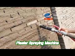 diesel 120-150m2/h mortar spraying machine construction mortar plaster machine