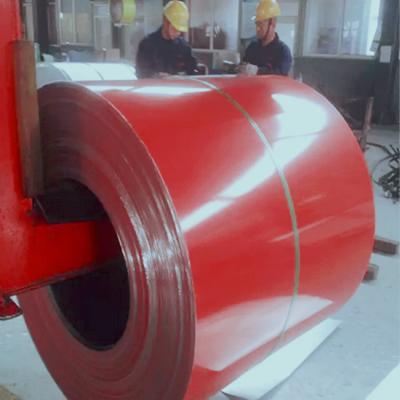 Cina Bobina rossa dello strato dell'alluminio della costruzione 0.013mm in vendita