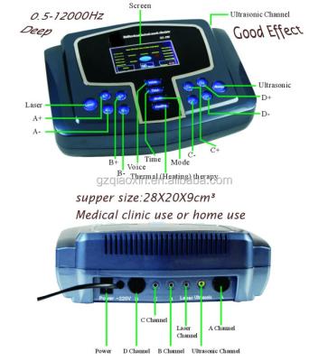 China multifunctional fitness and beauty device with ultrasound, laser, music, infrared therapy and 18 modes QXTA-265 for sale