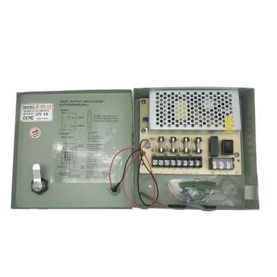 China S-60-12 4 channels 5 amp 12v 5a power supply for camera 164*164*50mm for sale