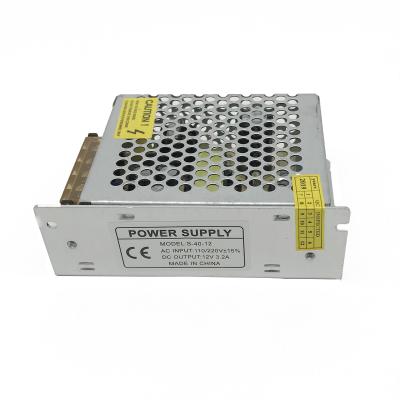 China Metal Led Switch Power Supply 12v 3.3a for sale