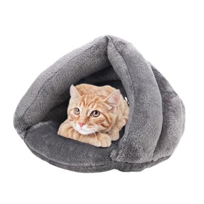 China 2021 Heating Pet Nest Pet Bed for Kennel Soft Bed Cats Dogs Nest Comfortable Cat Sleeping Pet Nest for sale