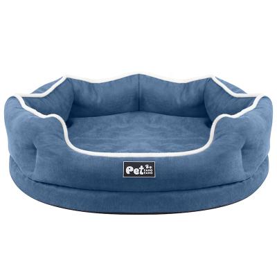 China Waterproof Winter Breathable Memory-Foam Nest Dog Kennel for Puppy Cat Bed Pet Calming Pet Bed Softly for sale