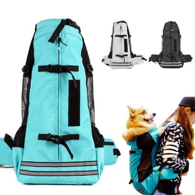 China Breathable Backpack Cat Dog Travel Bag Pouch Dog Carrier Bag Hands Free Pet Travel Carrier Shoulder Bag for sale