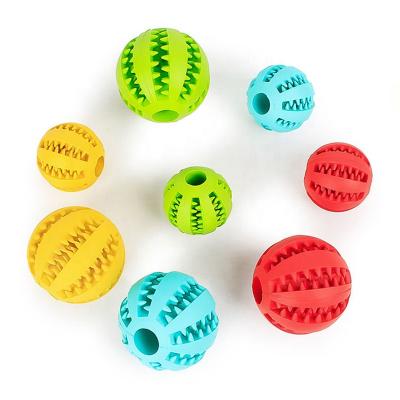 China Wholesale Viable Cat Dog Interactive Toy Chew Pet Cat Dog Toys Tooth Elasticity Balls Pet Snack Cleaning Toy for sale