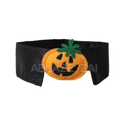 China Viable neck pumpkin design for festival is comfortable to wear Halloween pet collar bell for sale