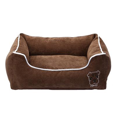 China CLASSICS Dogsofa Heated Nest Dog Nest Autumn Pet Sofa Bed Square Waterproof Soft Material Memory Foam Pet Bed for sale