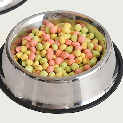 China Sustainable Pet Bowl Feeder For Large Dog Cat Stainless Steel Material Non-Slip Feeding Dish Large For Dog Cat Water Bowl 6 Sizes Travel Feeding for sale