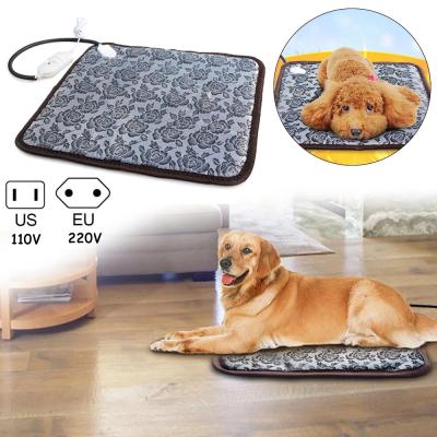 China Cat Heater Bed Mat Warm Blanket Pet Warmer Breathable Electric Dog Warmer Blanket Waterproof Winter Mat Cushion Cover Heater for sale