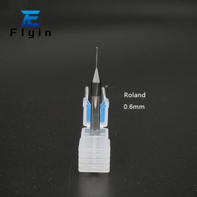 China Roland Diamond Coated Dental Milling Bur 500 Pcs Tooth Life for Zirconia PMMA Wax for sale