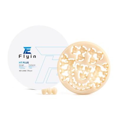Cina Vendita a caldo Bianco dentale Zirconia Ceramica Protesi dentale Zirconia Blocco Crown Bridge blocco standard di zirconia in vendita