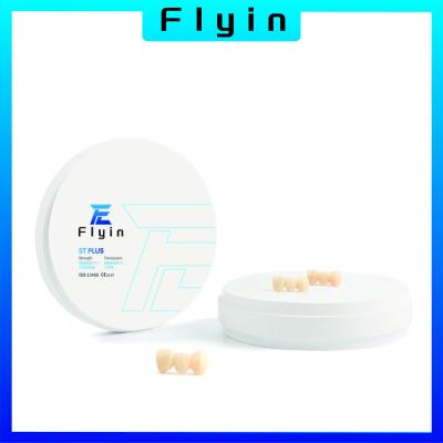 China Flyin ST Dental Zirconia Block Supertranslucent 10mm-25mm Keramisch Block Te koop