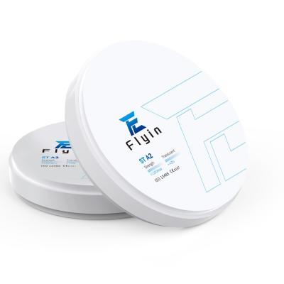 China Ultra-translucent Flyin ST A2 Zirconia schijven Witte Zirconia blokken Voor Cadcam freesmachine Te koop