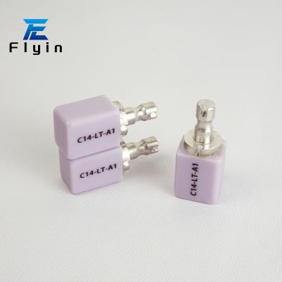 China Dentitude Esthetic Dental Lithium Disilicate Flyin 5pcs/Box Dental Porcelain Ingot For Dental Clinic for sale