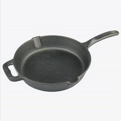 China General use for 12inch gas cast iron pan and induction cooker for sale