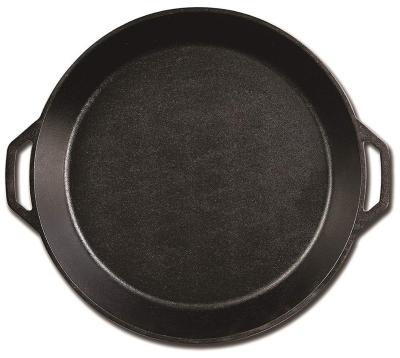 China Amazon's Viable Success Pre Seasoned Cast Iron Paella Casserole Pan Frying Pan Large Loop Handles, Camping Skillet, Pizza Casserole for sale