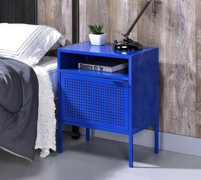 China Nordic style convertible bedroom home furniture storage cheap price steel bedside nightstands for sale