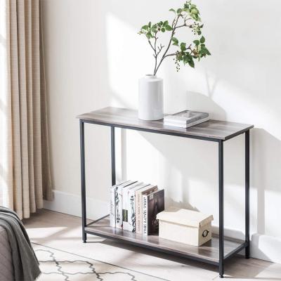 China Foldable Modern Wooden Console Table Display Stand TV Console Table for sale