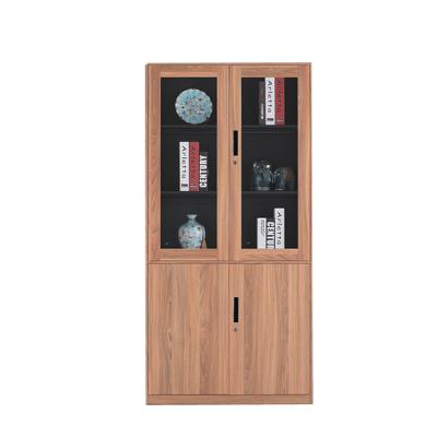 China (Size) Transfer Printing Design Adjustable Steel Storage Closet Wood Grain Vintage Storage Filing Cabinets for sale