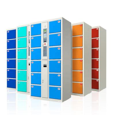 China Digital Electronic Gym Metal Gym Fingerprint Delivery Gym Hotel Office School Bathroom Supermarket Parcel Outdoor Smart Locker System Steel Smart Storage Lockers for sale