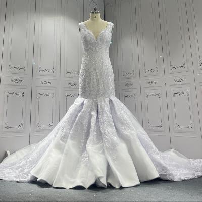 China Dry Cleaning Wedding Dress Elegant Lace Gown Manufacturer Luxury Mermaid Sweetheart Bridal Dresses for sale