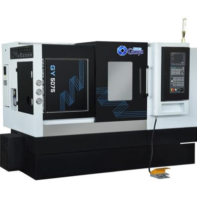 China Building Material Shops GY5075 Metal Lathe Metal Cutting Machine CNC Slope High Accuracy Wood Plastic Bed for sale