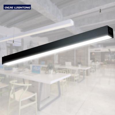 China Desk Suspended Wall Mounted Linear Light Aluminum Housing 20W 40W 60W Desktop Down Lighting LED Linear Pendant Lights for sale