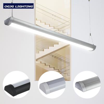 China Desk OGJG 2ft 4ft Indirect Light Linkable Direct 8ft Hanging Led Linear Light for sale