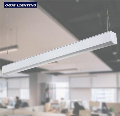 China Adjustable Linkable Hanging Linear Led Lighting Fixture CCT ETL DLC 4ft 5ft 8ft 40w 60w Office/Supermarket/Shop/Warehouse Led Lights For Supermarket for sale