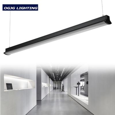 China Indoor T8 LED high lumen tube light fixtures surface mount linear LED aluminum slat ceiling commercial housing lamp office/supermarket/factory/school/hospital/workshop for sale