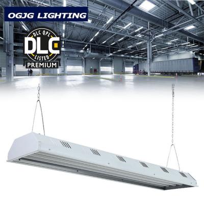 China Sports stadiums ETL DLC SAA lighting fixture super bright warehouse 130lm/w LED high bay linear high bay light for sale