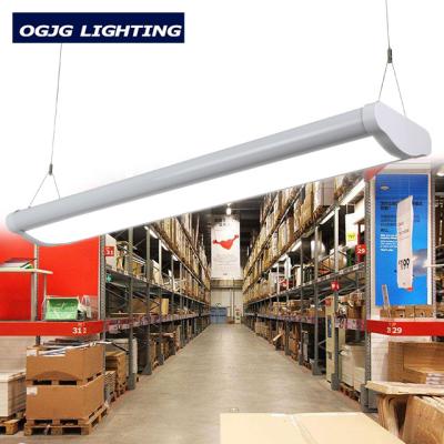 China 4ft industrial highbay lights linear light fixture 120w 160w warehouse led high bay pendant light for sale