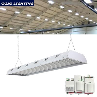 China Warehouse high lumens 0-10V dimmable warehouse led highbay lighting 120W 160W 180W 240W linear led high bay light for sale