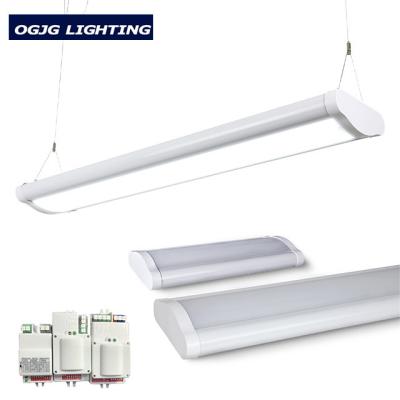 China Commercial Office 3000k 4000K 5000k 6000k Meeting Room Suspended Light Fixtures 600mm 1200mm Linear Linkable Led Pendant Light 2400mm for sale